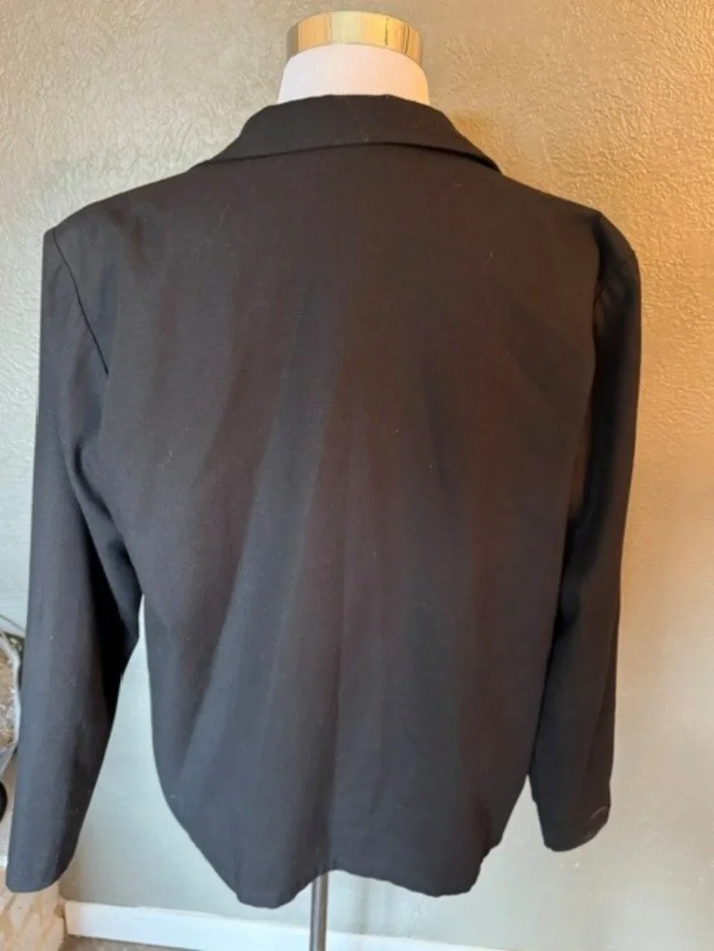Mens Black Casual Blazer XL